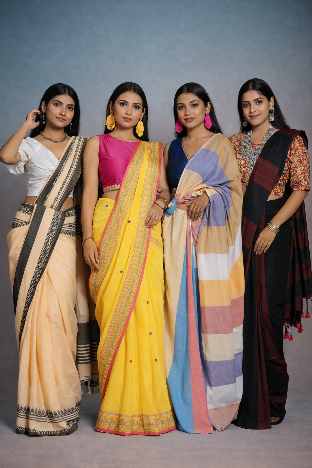 Khadi Cotton Sarees