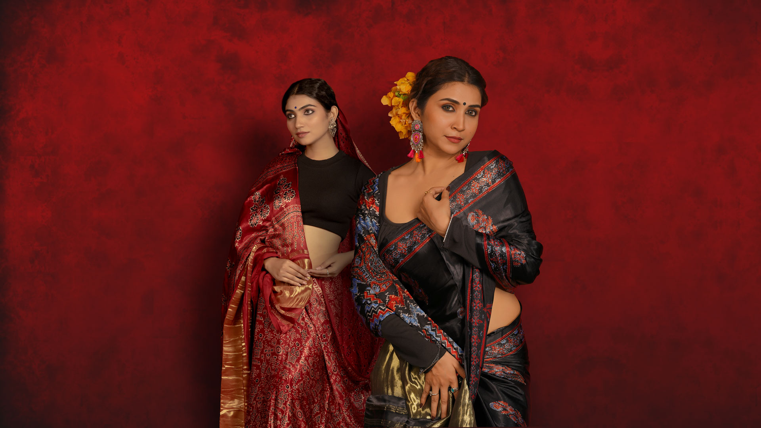 Shokhi: The Allure of Ajrakh Modal Silk